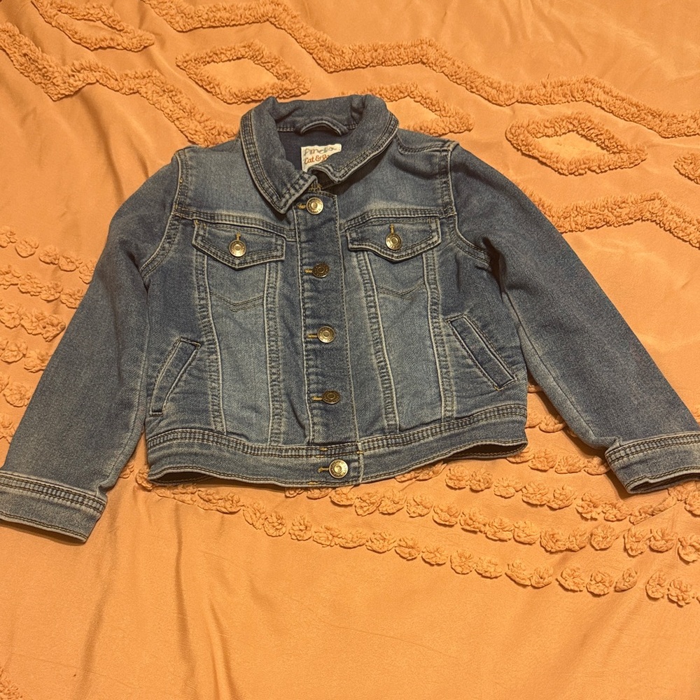 Cat & Jack Medium Blue Denim Jean Jacket